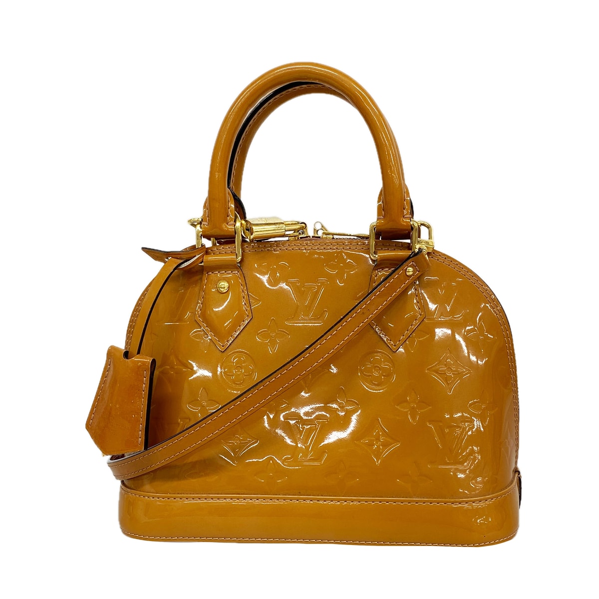 Louis Vuitton Alma BB Monogram Vernis "Rose Velours"