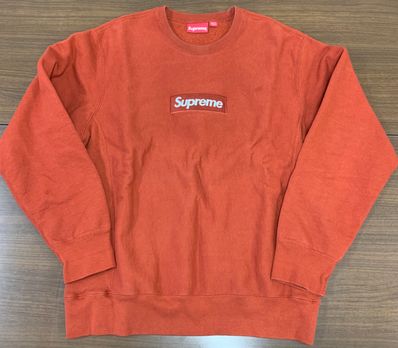 Supreme Box Logo Crewneck Sweatshirt "Rust" (18FW)