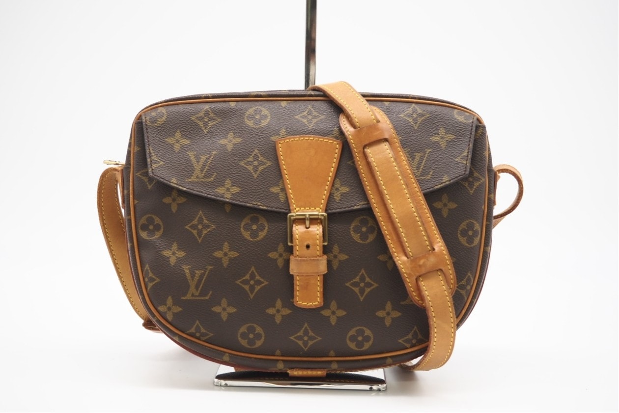LOUIS VUITTON ルイ・ヴィトン モノグラム ジュヌフィーユ25 M51226 ショルダーバッグ ブラウン コーティングキャンバス レディース