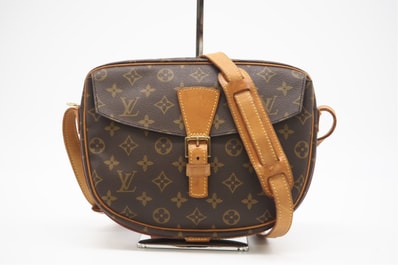 LOUIS VUITTON ルイ・ヴィトン モノグラム ジュヌフィーユ25 M51226 ショルダーバッグ ブラウン コーティングキャンバス レディース