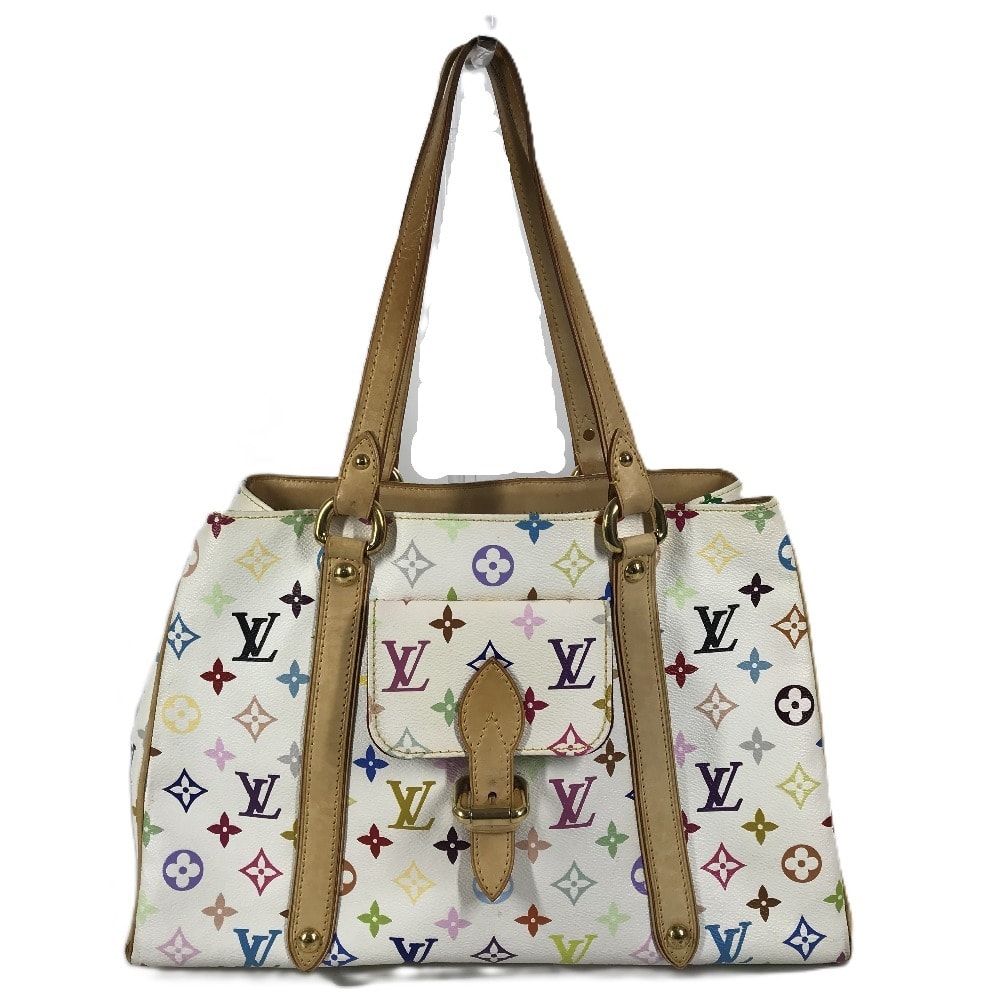 ルイヴィトン LOUIS VUITTON オーレリア MM オーレリアMM M40094 モノグラムマルチカラー カバン 肩掛け トートバッグ ショルダーバッグ モノグラムマルチカラーキャンバス ブロン ホワイト