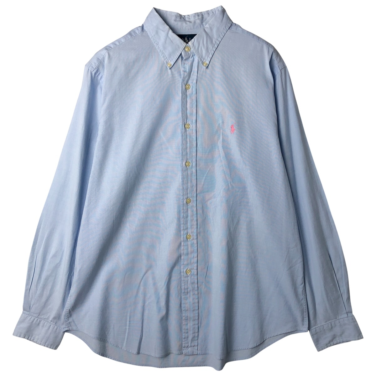 古着 ラルフローレン Ralph Lauren CLASSIC FIT クラシックフィット 長袖 ボタンダウンシャツ メンズL相当/eaa609646