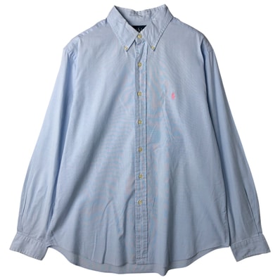 古着 ラルフローレン Ralph Lauren CLASSIC FIT クラシックフィット 長袖 ボタンダウンシャツ メンズL相当/eaa609646