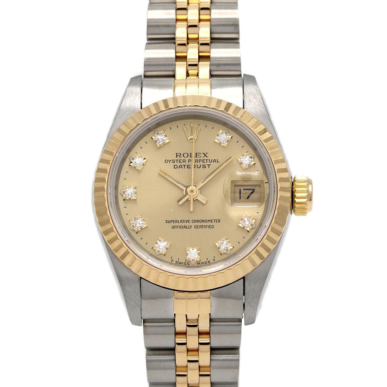 ロレックス デイトジャスト 69173G. SSxYG 自動巻 L番