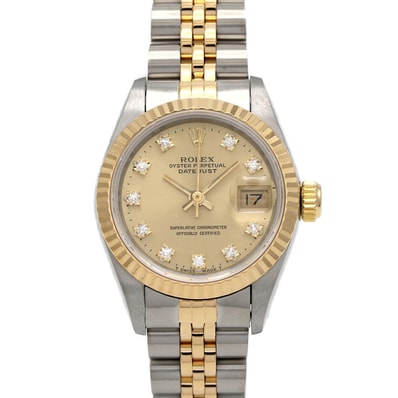 ロレックス デイトジャスト 69173G. SSxYG 自動巻 L番