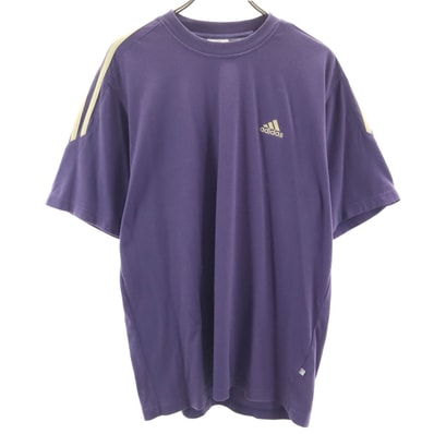adidas アディダス 半袖 Tシャツ O パープル