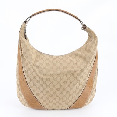 グッチ GGキャンバスホーボー ワンショルダー 124358