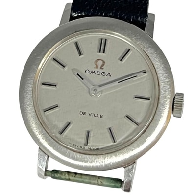 OMEGA オメガ デビル 手巻き レディース 革ベルトジャンク品 腕時計 C1239
