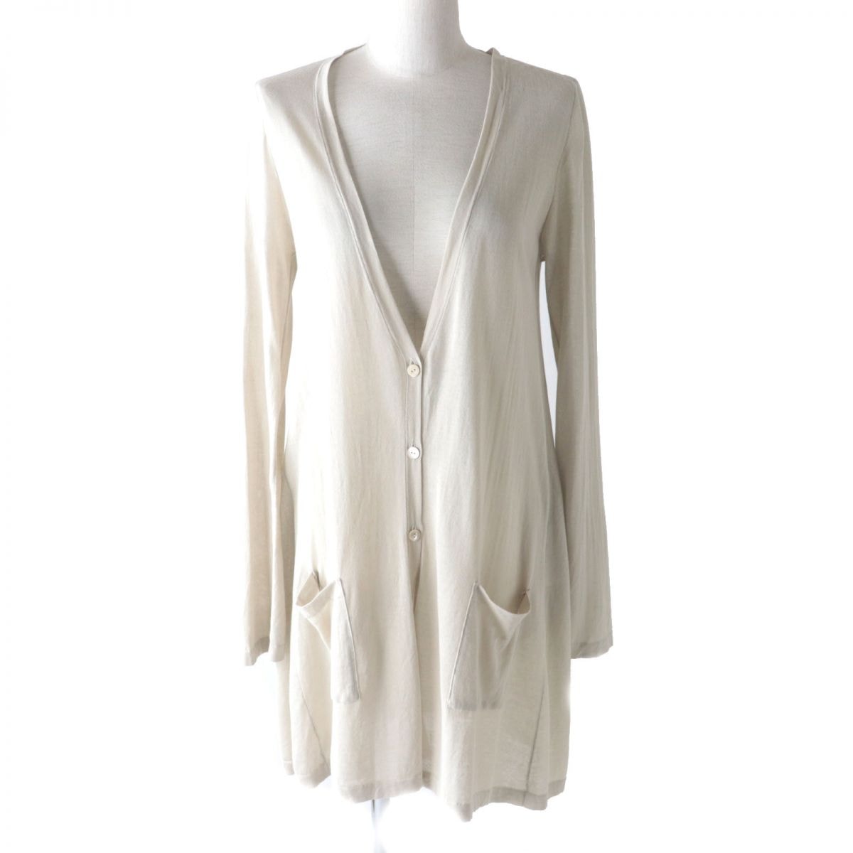 美品 フォクシー
 カーディガン ベージュ レディース ー