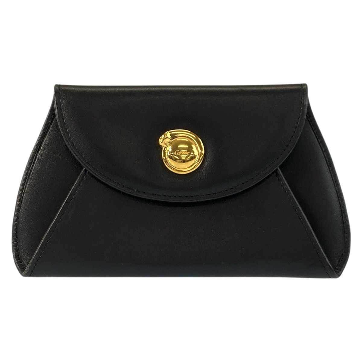 Cartier カルティエ パンテール ケース 小銭入れ レザー ブラック B (目立った傷や汚れなし)】美品 CARTIER カルティエ パンテール