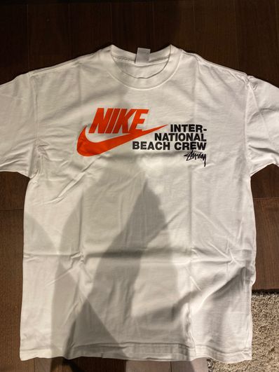 Nike x Stussy International Beach Crew T-Shirt "White"
