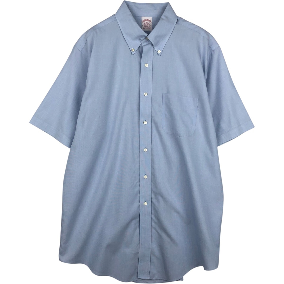 古着 ブルックスブラザーズ Brooks Brothers Est.1818 半袖 ボタンダウンシャツ メンズL相当/eaa655690
