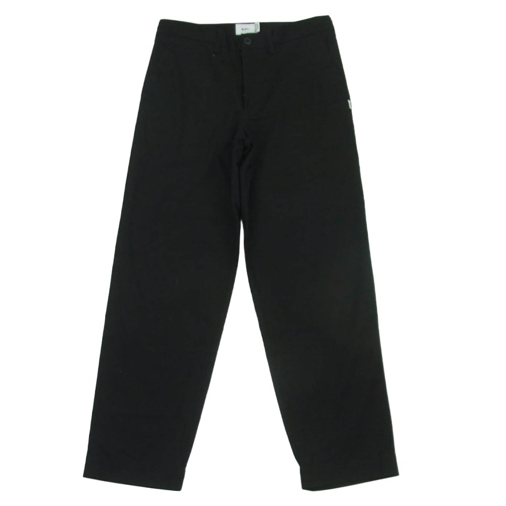 WTAPS ダブルタップス 23SS 231BRDT-PTM06 TROUSERS CTPL. TWILL トラウザー コットン ツイル パンツ ブラック系 01【中古】