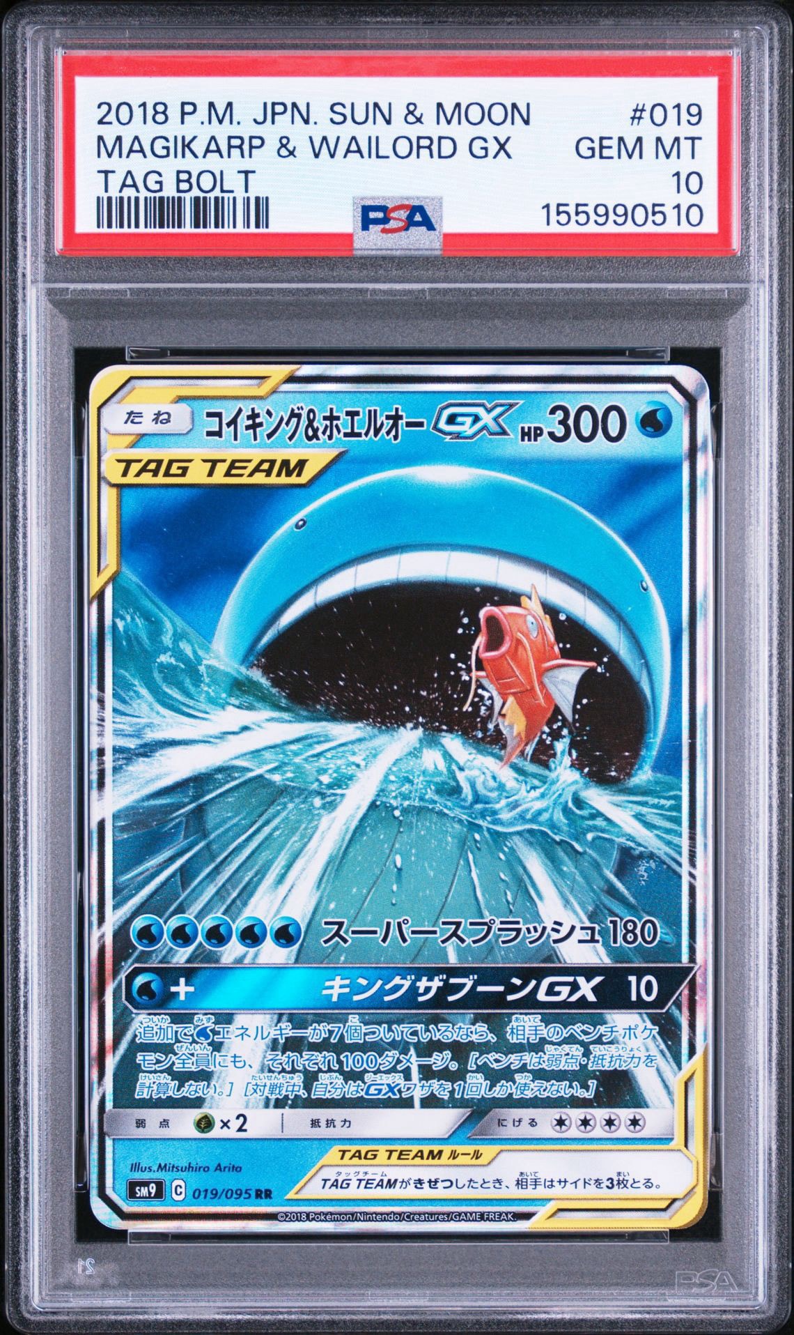 コイキング&ホエルオーGX RR [SM9 019/095](拡張パック「タッグボルト