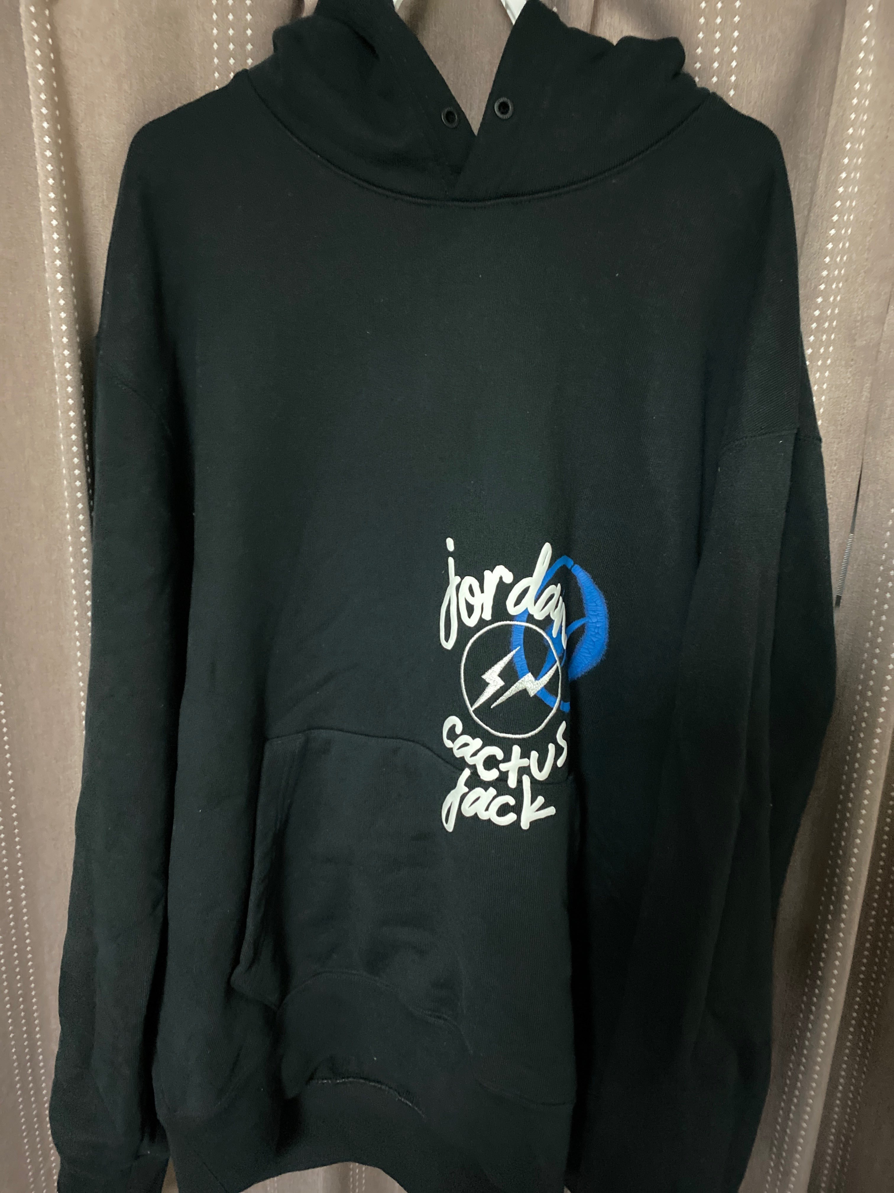 Air Jordan Travis Scott Fragment Hoodie "Black"