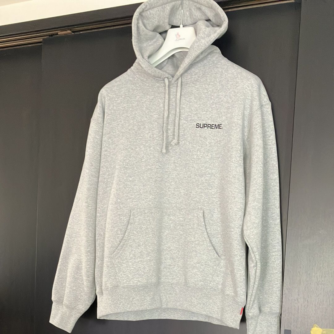 Supreme Immortal Hooded Sweatshirt "Heather Grey"