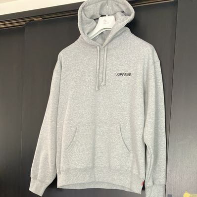Supreme Immortal Hooded Sweatshirt "Heather Grey"