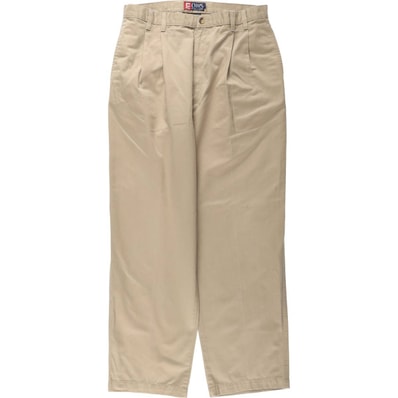 古着 ラルフローレン Ralph Lauren CHAPS チャップス ツータック チノパンツ メンズw34相当/eaa680090
