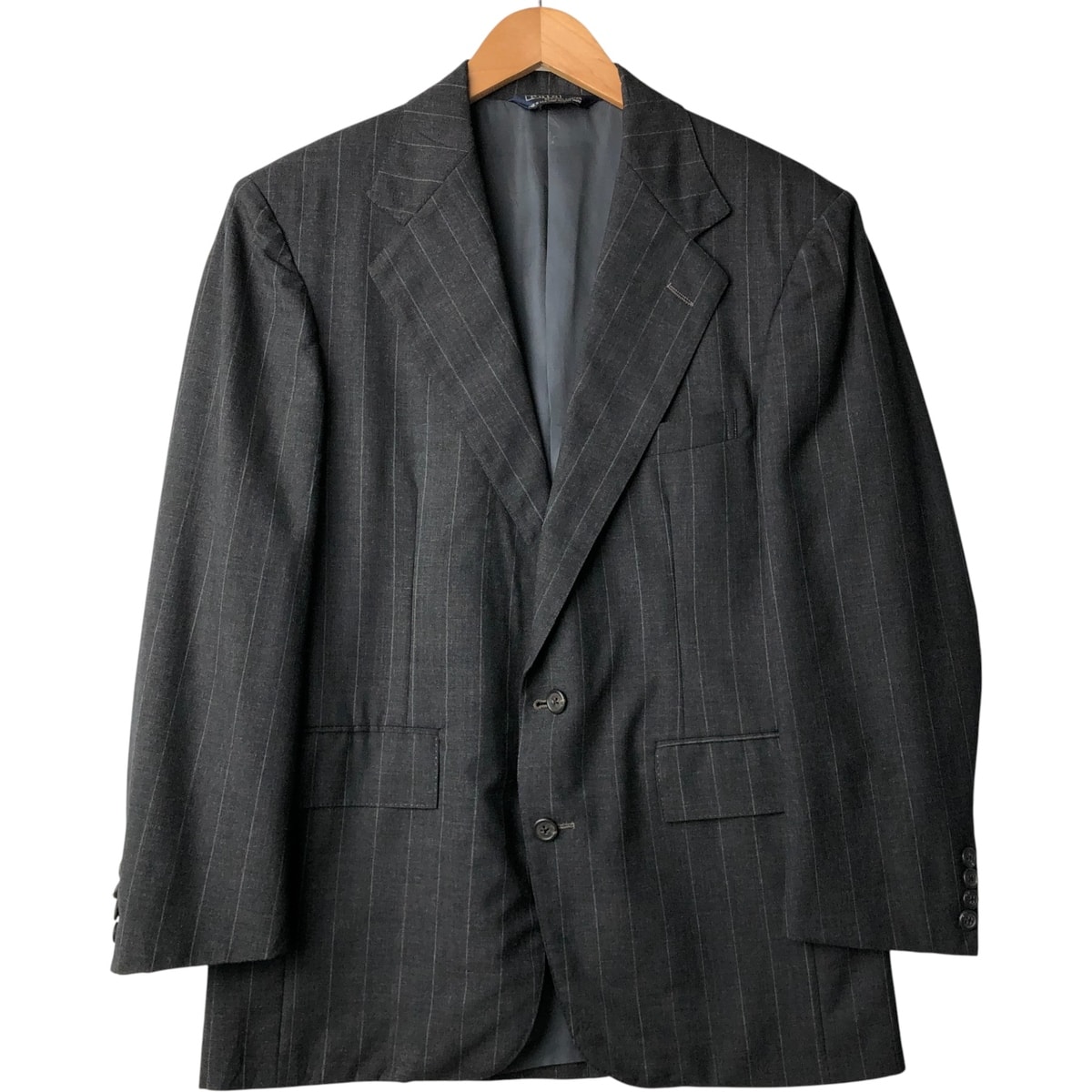 古着 90年代 ラルフローレン Ralph Lauren POLO by Ralph Lauren ストライプ柄 テーラードジャケット USA製 メンズM相当 ヴィンテージ/eaa592426