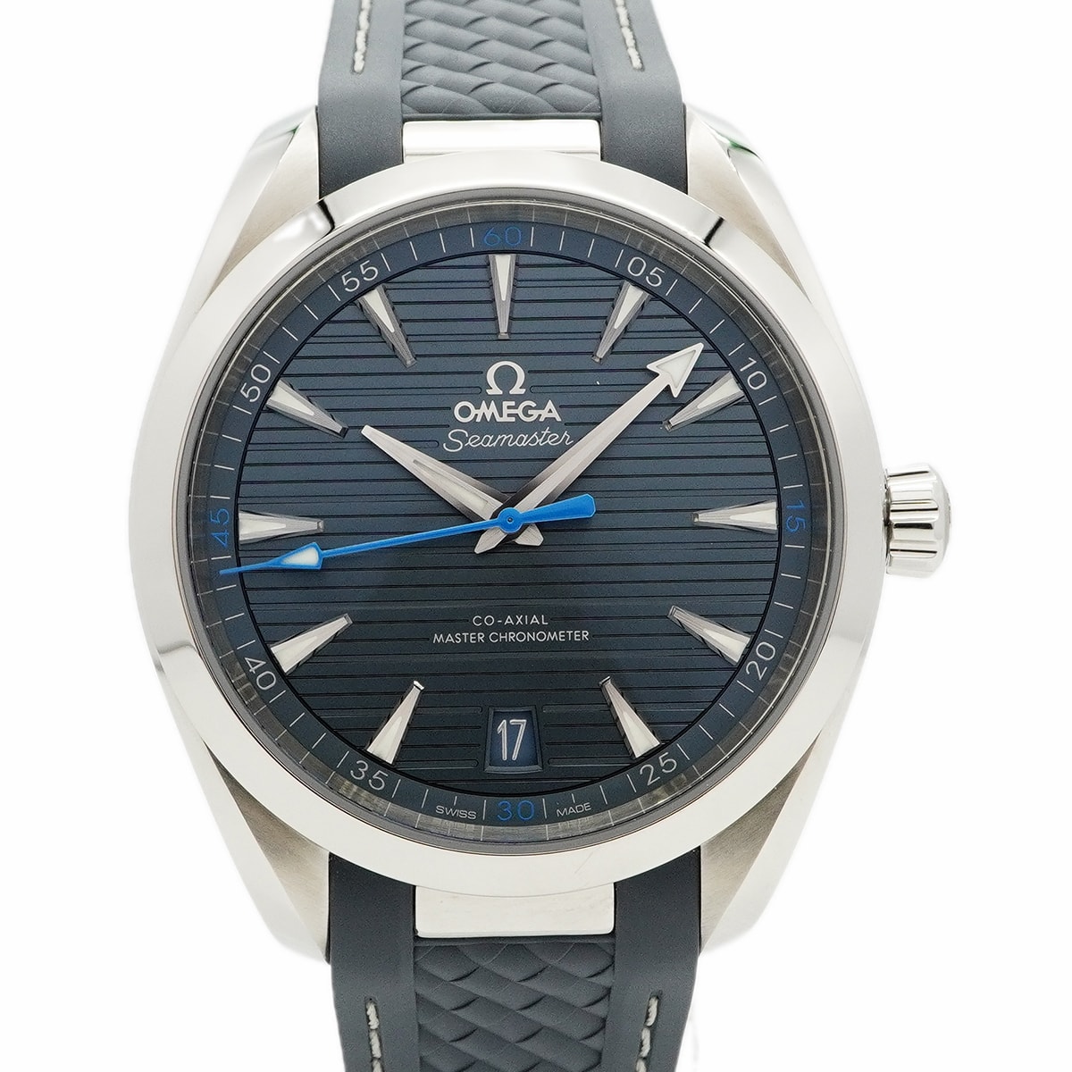 ★SALE【6wce0414】オメガ シーマスター 220.12.41.21.03.002 青文字盤【中古】腕時計 メンズ