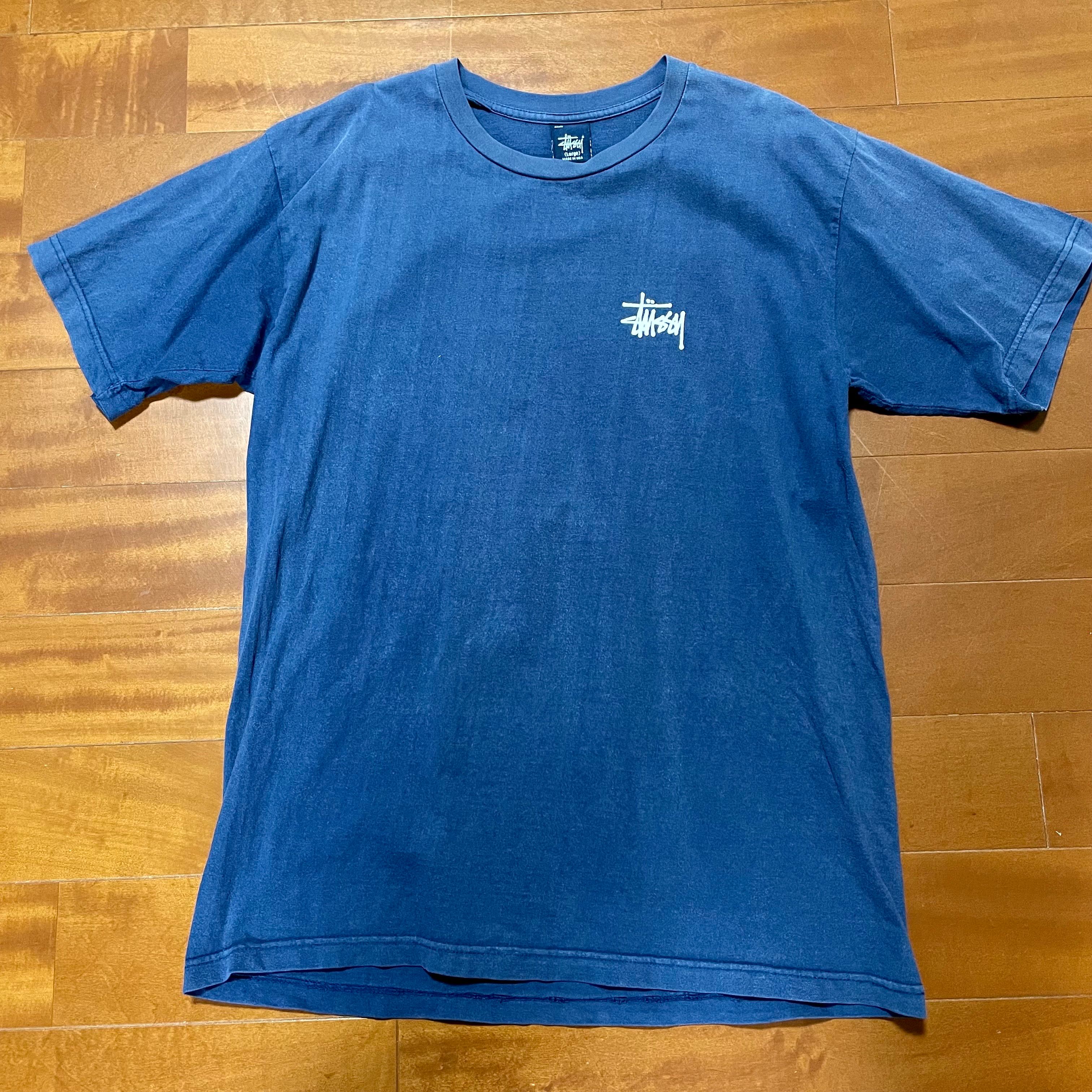 Stussy Made in USA Tシャツ ブルー
