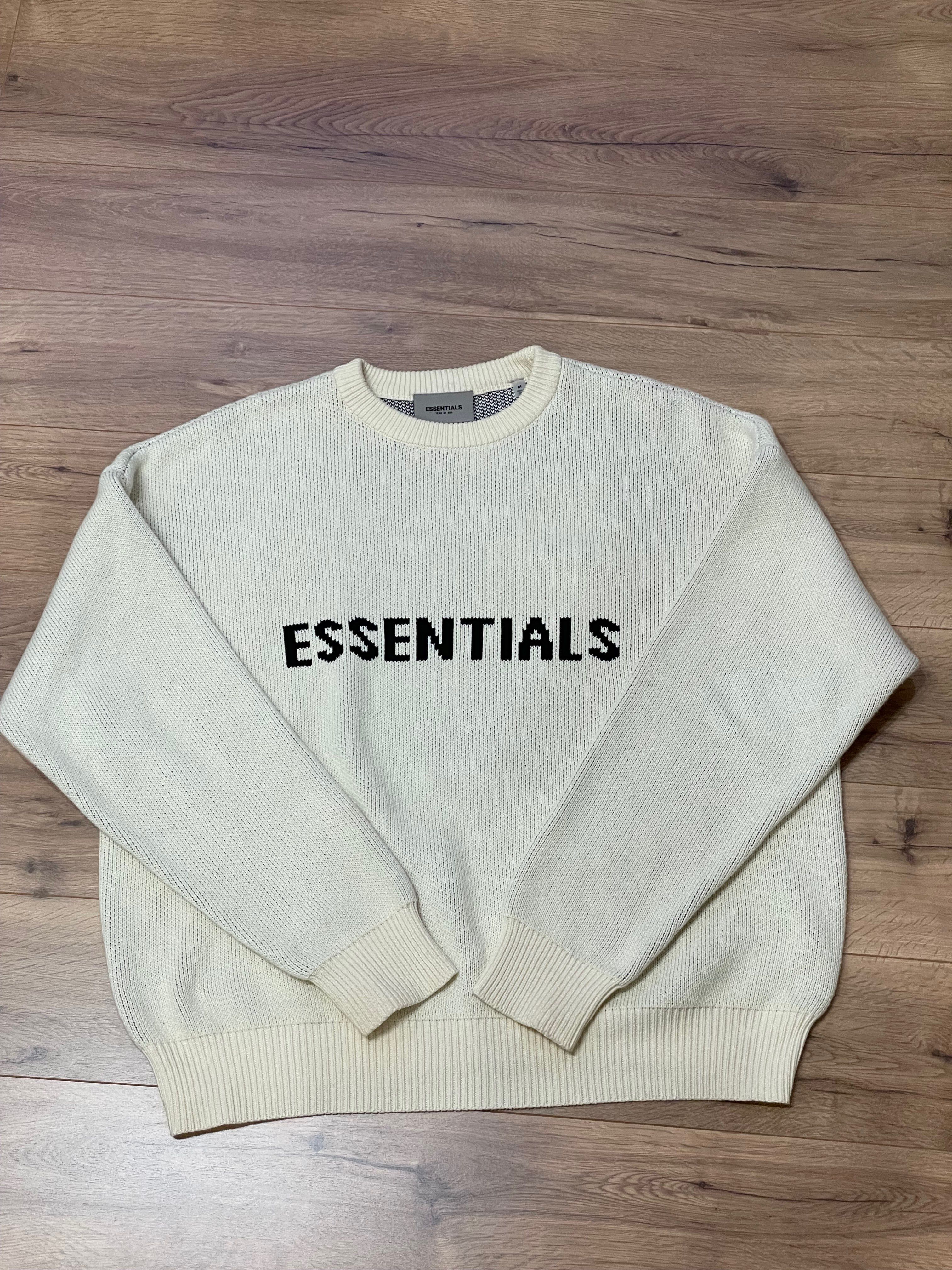 FEAR OF GOD ESSENTIALS Knit Sweater "Buttercream"