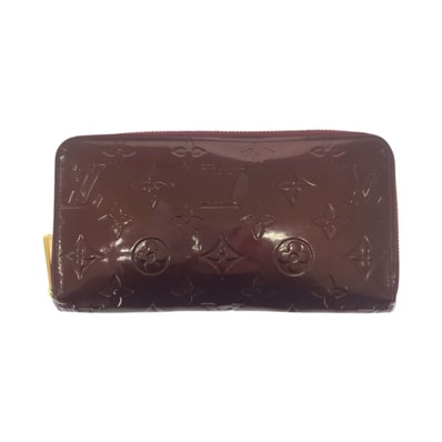 美品 LOUIS VUITTON ルイヴィトン モノグラム ジッピーウォレット ワインレッド ゴールド金具 ヴェルニ 長財布 ラウンドファスナー 506226 【中古】