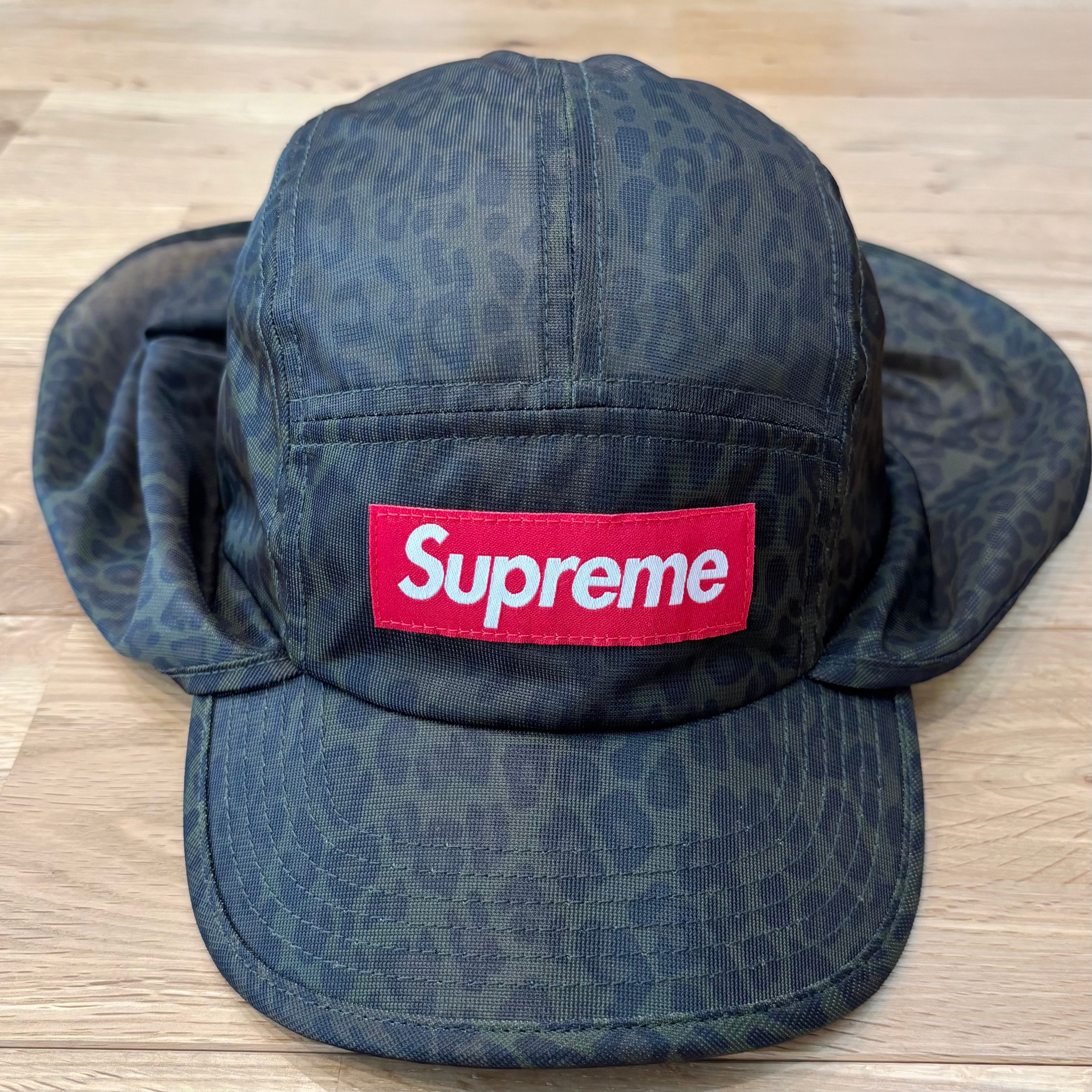 Supreme Mesh Sunshield Camp Cap "Leopard"