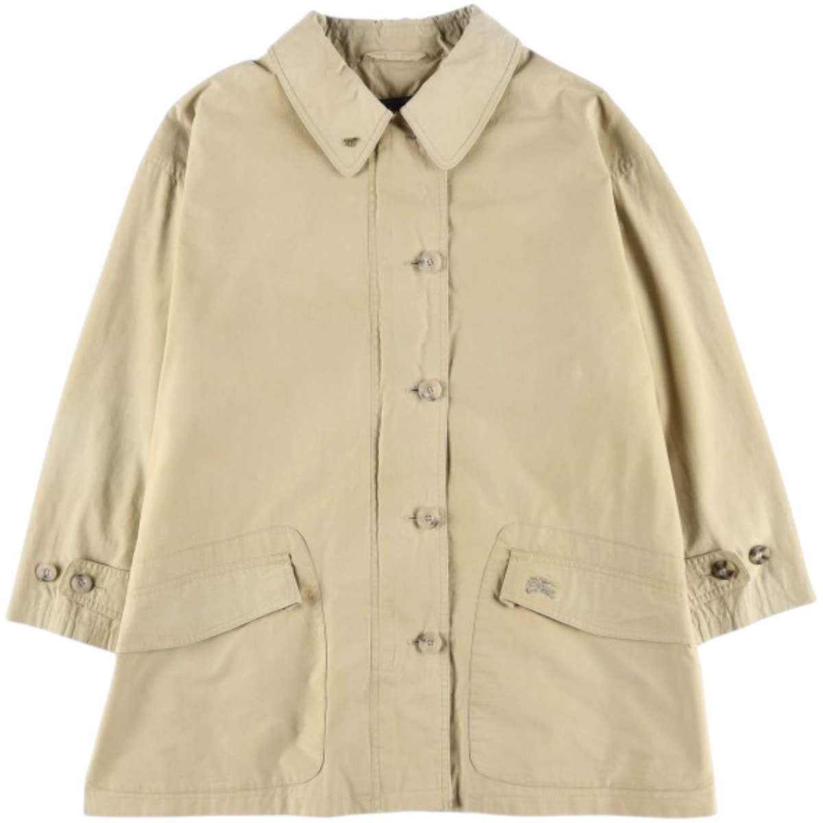 古着 バーバリー Burberry's コットン100% ステンカラーコート バルマカーンコート レディースL相当/eaa608763