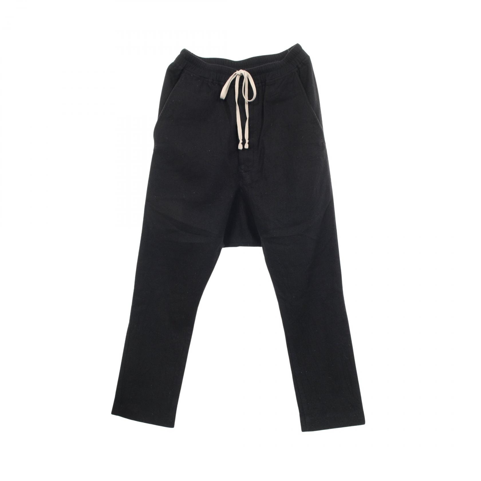 リックオウエンス Rick Owens サルエルパンツ 衣料品 ボトムス コットン ウール メンズ ブラック系 【中古】