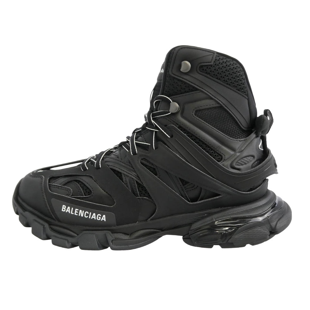 BALENCIAGA バレンシアガ 654867 TRACK HIKE トラック ハイカット スニーカー ブラック系 28.5【極上美品】【中古】