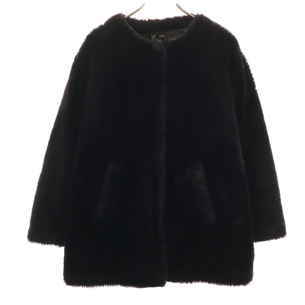 ZARA ザラ ボアコート M ブラック