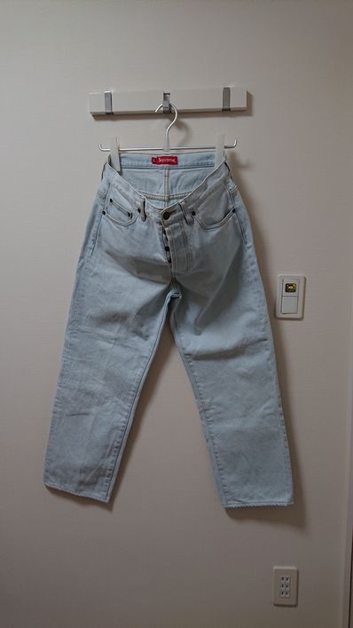 Supreme Regular Jean "Washed Blue"(23SS)