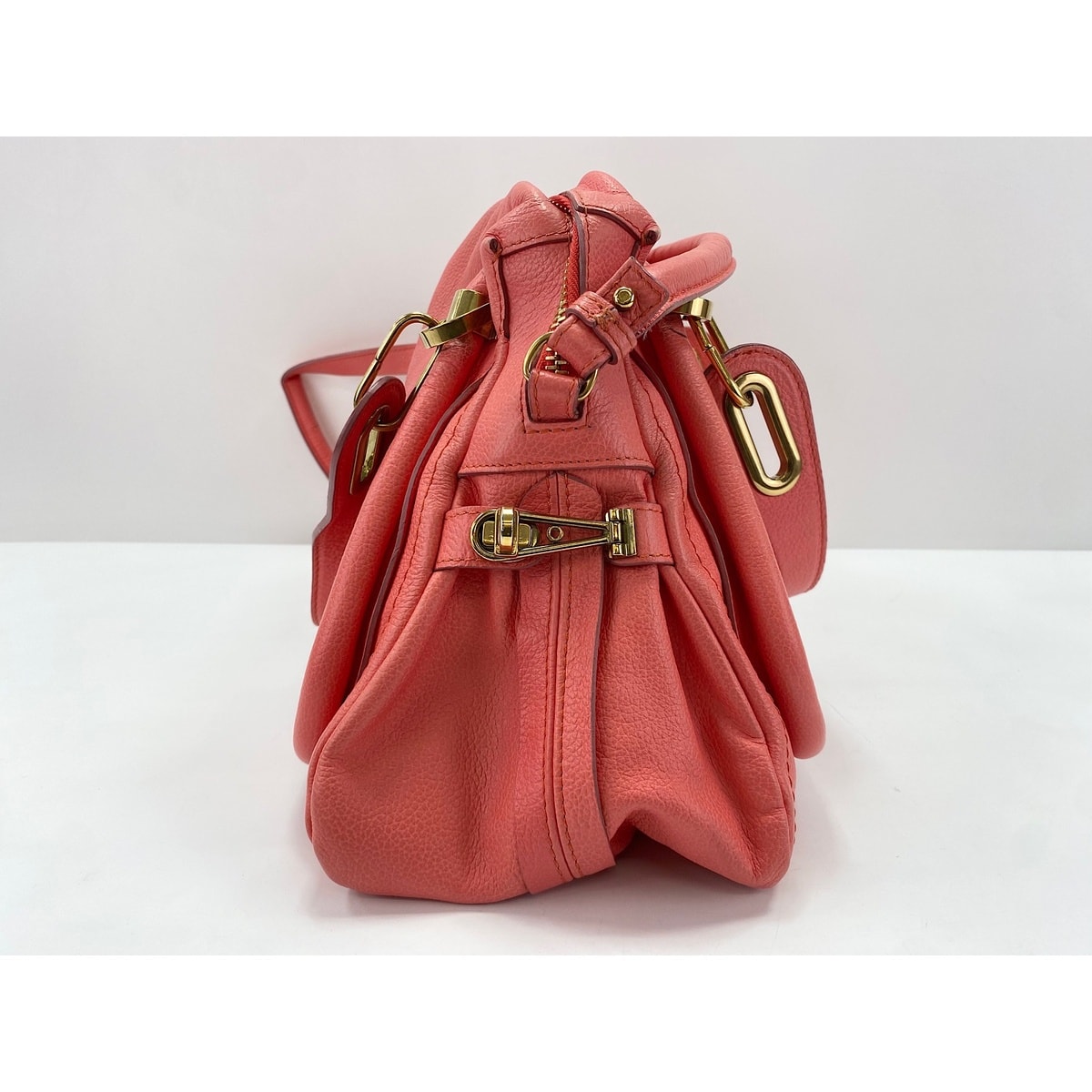 D (傷や汚れあり)】クロエ Chloe レザー 2WAYパラティ ハンドバッグ