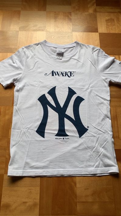 New Era × Awake × MLB Dueling Logo Subway Series Short Sleeve T-Shirt "White"