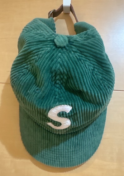 Supreme Corduroy S Logo 6-Panel "Green"