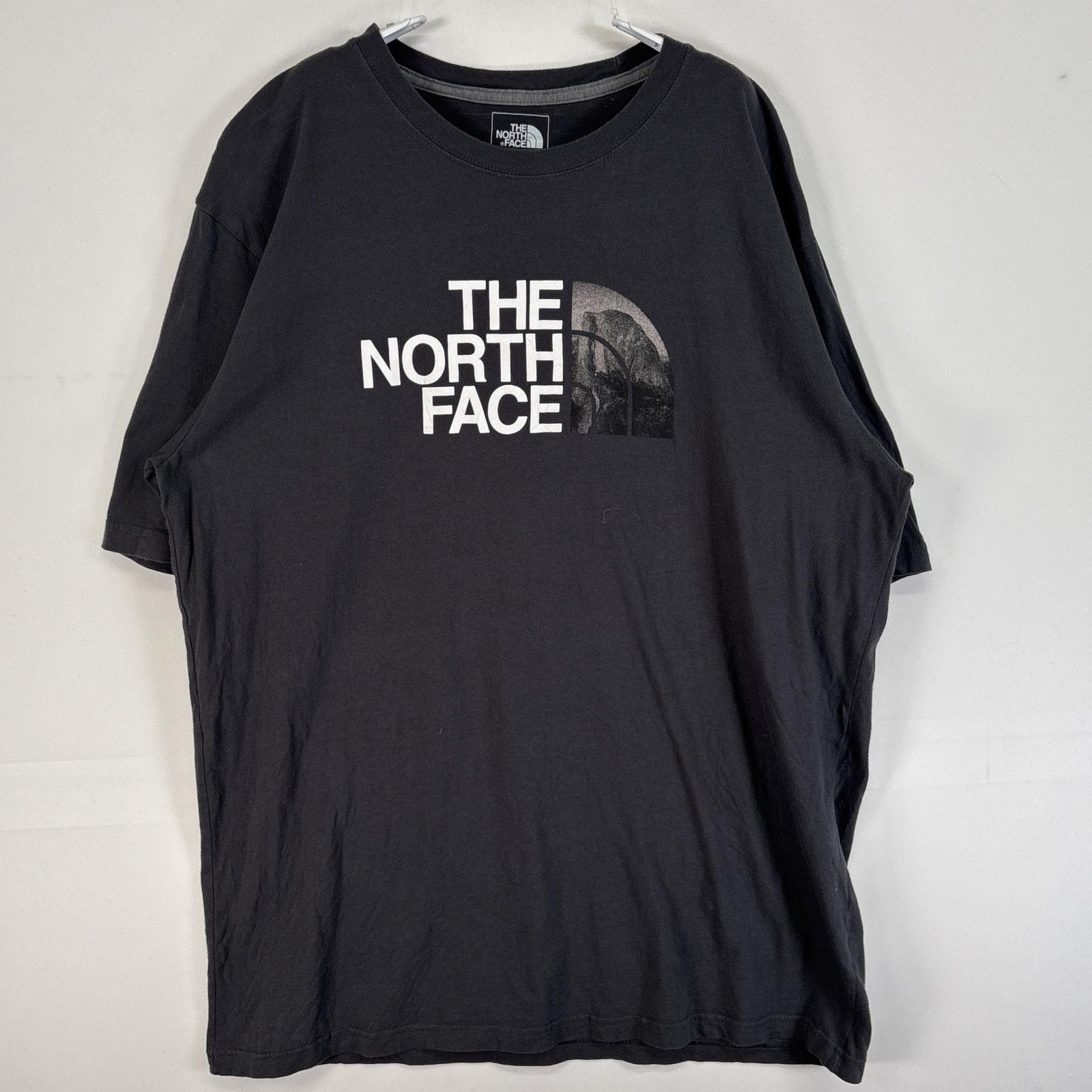 古着 ザ・ノースフェイス THE NORTH FACE 半袖Tシャツ プリント ロゴ アルパイン エクイップメント STANDARD FIT L グレー メンズ