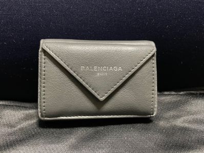 BALENCIAGA バレンシアガ ペーパーミニウォレット 三つ折り財布
