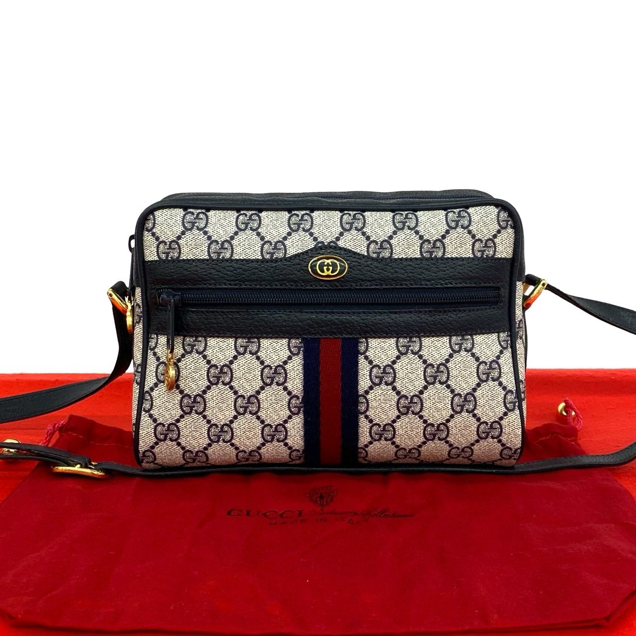 東82 たい様 Gucci シェリーライン GG柄 シリアルナンバー有 B (目立った傷や汚れなし)】GUCCI グッチ シェリーライン GG 柄 ロゴ