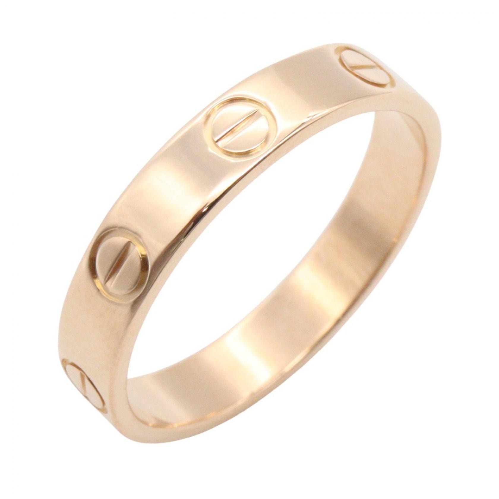 カルティエ CARTIER ミニラブリング リング・指輪 ジュエリー K18PG(ピンクゴールド) メンズ レディース ゴールド系 B4085200 【中古】
