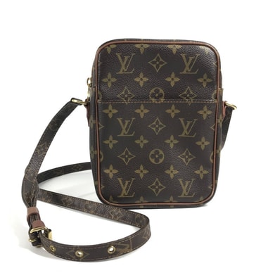 ルイヴィトン LOUIS VUITTON プチマルソー M40264 モノグラム コムデギャルソン COMME des GARCONS 斜め掛け カバン ポシェット ショルダーバッグ モノグラムキャンバス ブラウン 美品