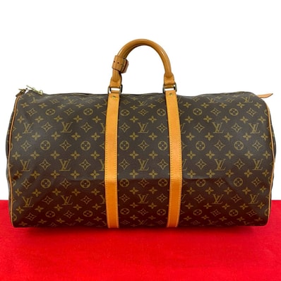 LOUIS VUITTON ルイヴィトン スピーディ 55 レザー PVC ボストンバッグ ブラウン
31001