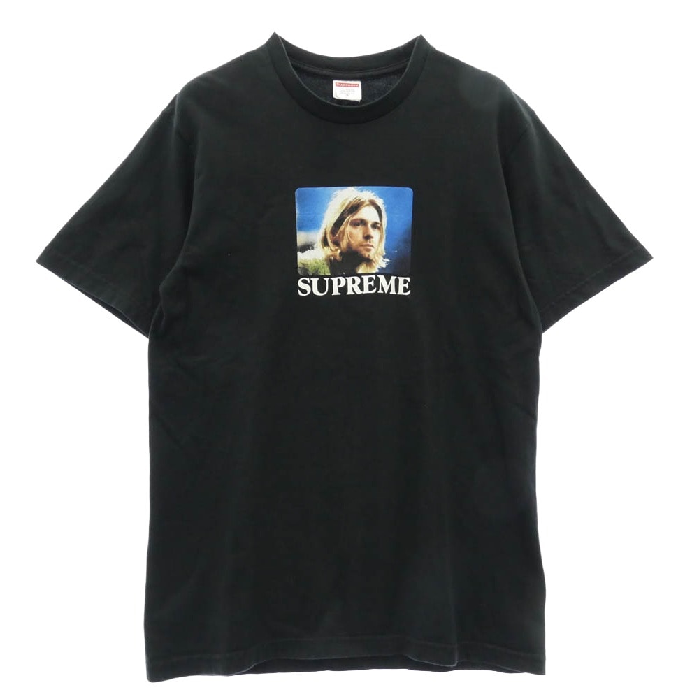 Supreme シュプリーム Tシャツ 23SS Kurt Cobain Tee カート コバーン プリント 半袖 Tシャツ ブラック系 S【中古】