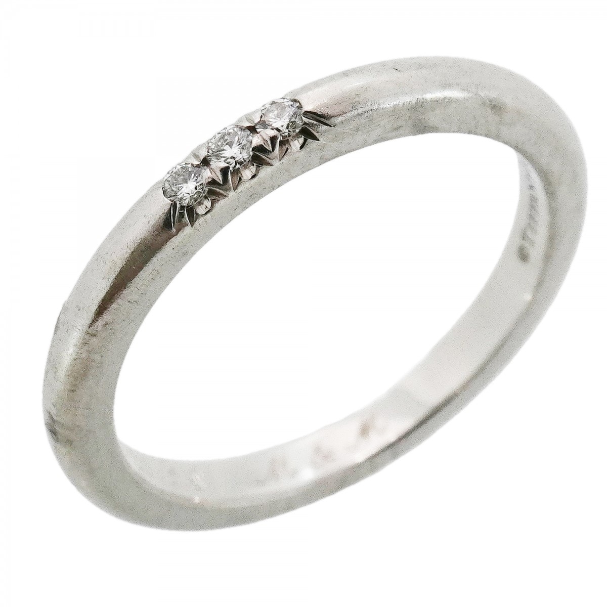 【6jdb0415-33】ティファニー リング フォーエバー 3PD Pt950 プラチナ ダイヤモンド 6号【中古】レディース