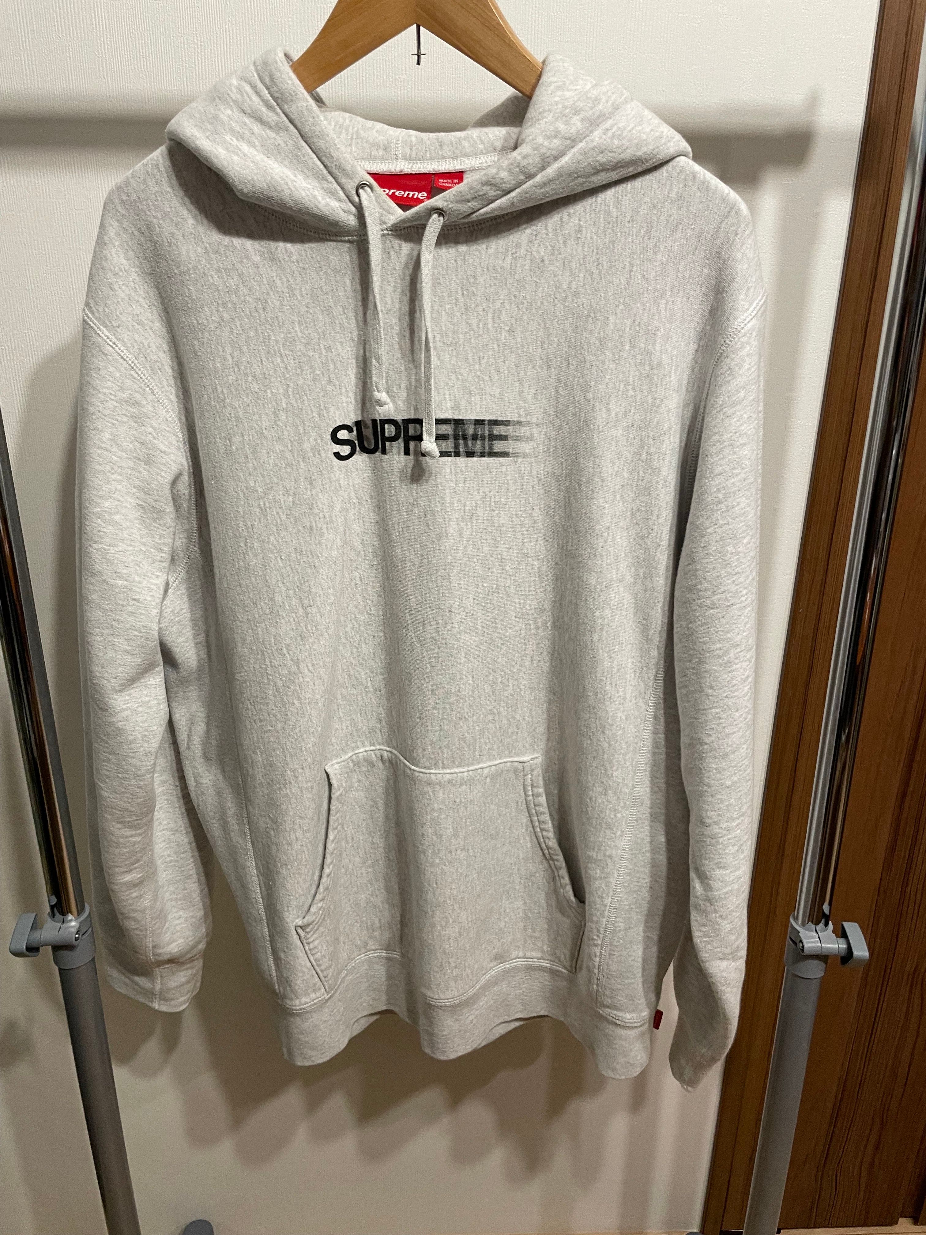 Supreme Motion Logo Hooded Sweatshirt "Grey" (20SS)