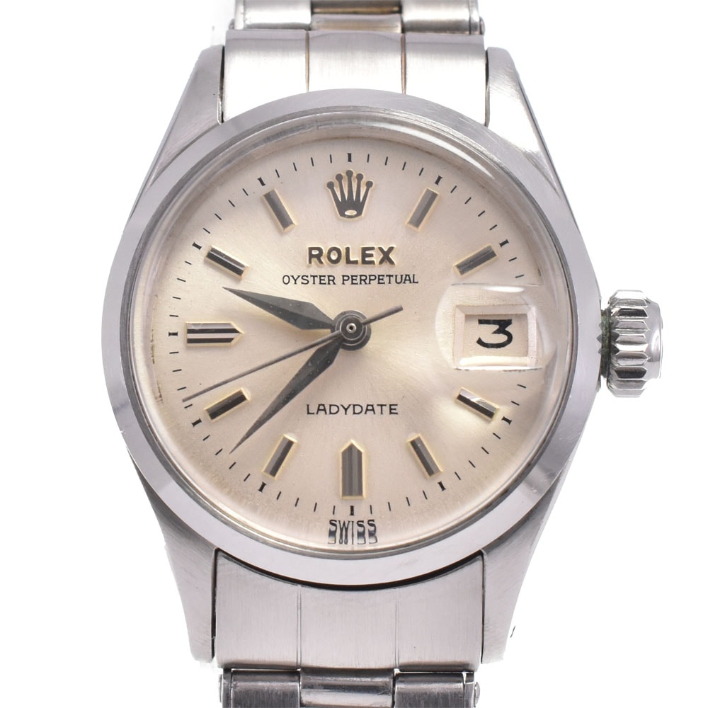 ロレックス ROLEX 6516 ヴィンテージ オイスターパーペチュアルレディデイト Cal.1130 バタフライローター 自動巻き レディース E#144358