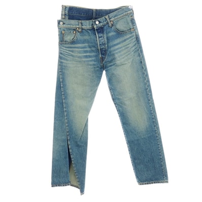 【中古】ジュンヤワタナベ JUNYA WATANABE × Levi's 2025年春夏 コットン デニムパンツ ジーンズ ブルー【サイズS】【レディース】