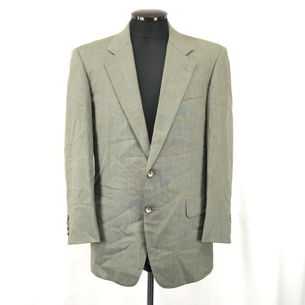 80s-90sビンテージ★Burberrys★春夏テーラードジャケット【Mens size -M/92-80-170/Gray/グレー】JAPAN/ビンテージ/Vintage/Jacket/Jumper◆BG913