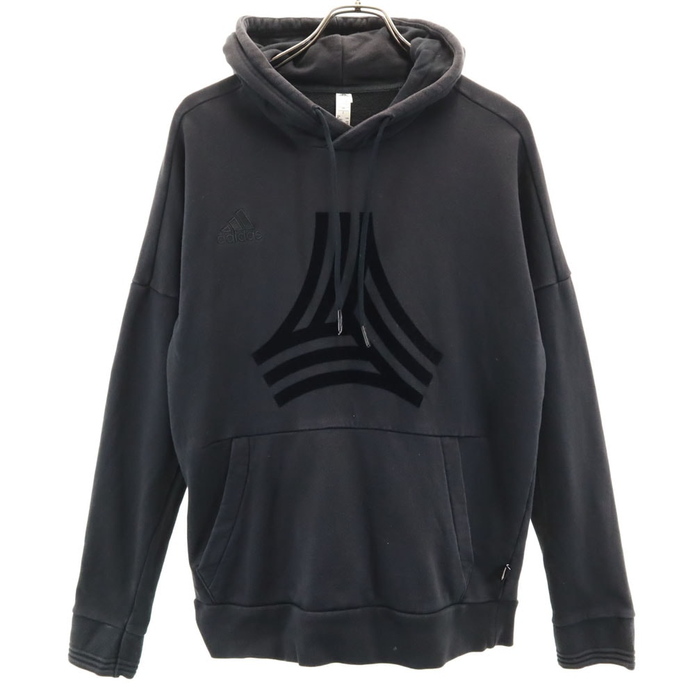 adidas アディダス 長袖 パーカー O ブラック プルオーバー