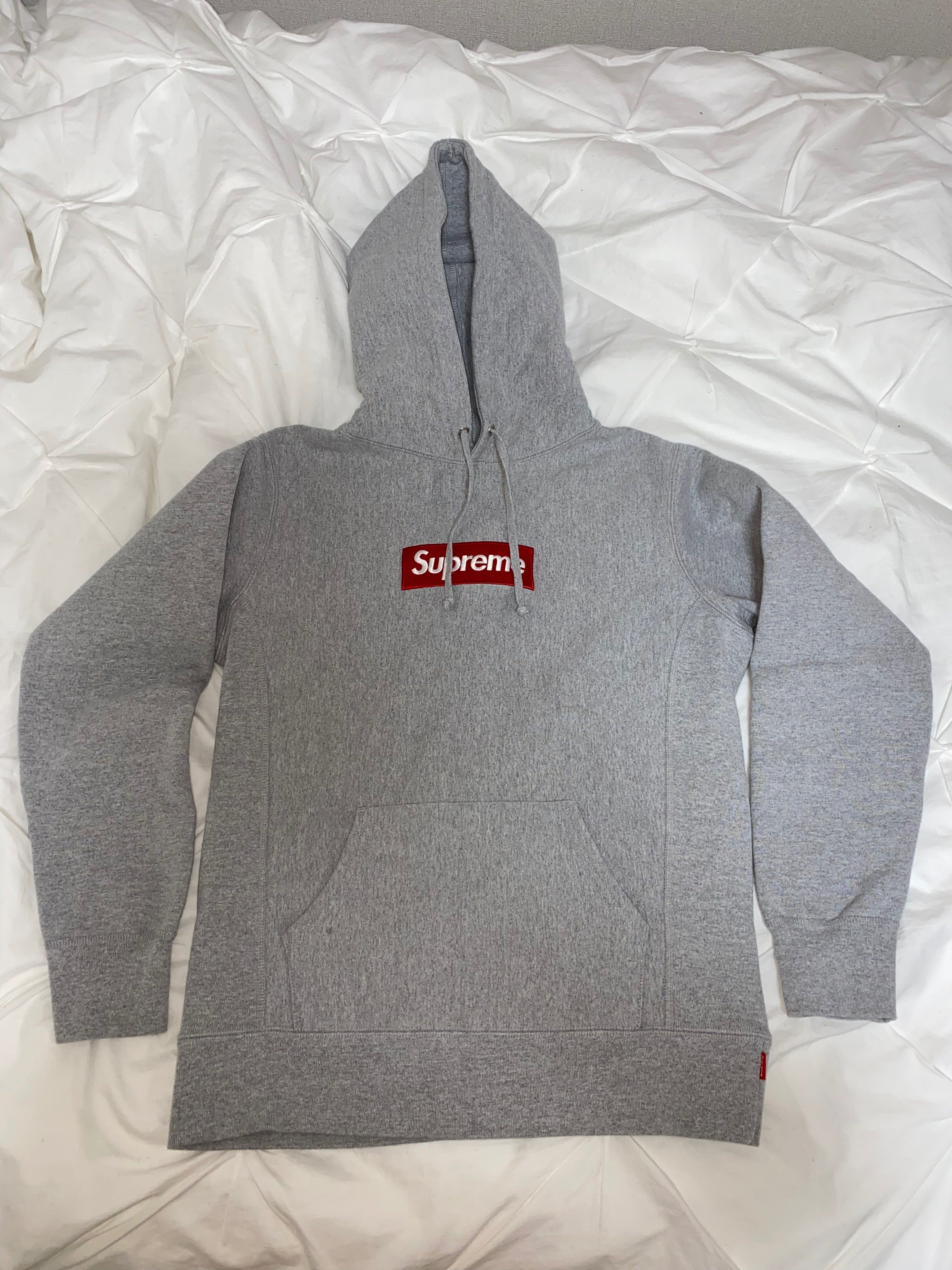 Supreme Box Logo Hooded Sweatshirt "Heather Grey" (16FW)
